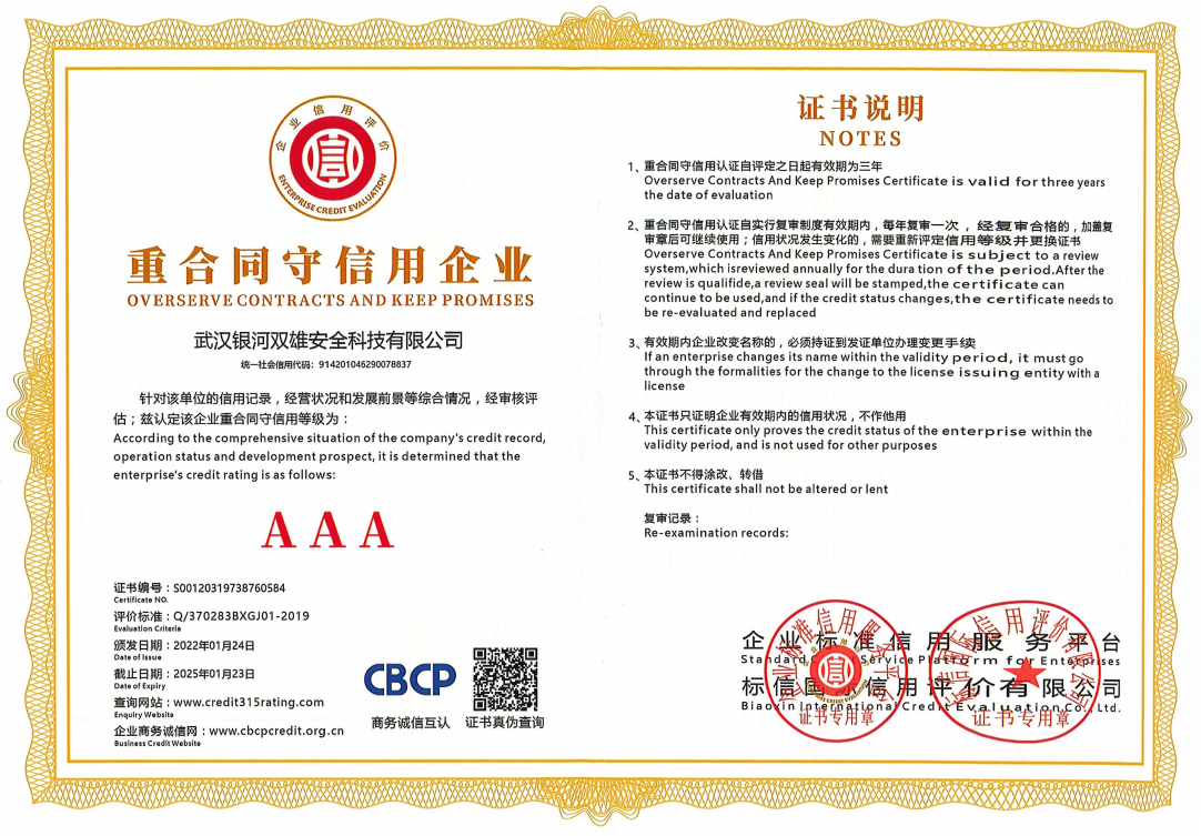 重合同守信用企業(yè)